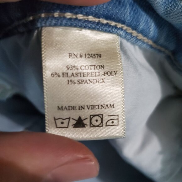 Sneak Peek Jeans Womens 13 Light Blue Flare Stretch Lightweight Denim - Picture 3 of 12